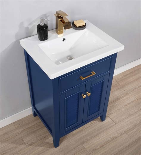 Project Source 24-in White Single Sink Bathroom Vanity with White Cultured Marble Top. Maximize your storage space with this bathroom vanity with top. A trend-forward Shaker white finish with brushed nickel hardware and a cultured marble top, complements a variety of color palettes. Two Shaker cabinet doors allow you to store cleaning supplies ...
